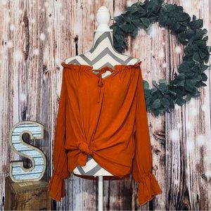 Off the shoulder top